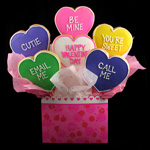 Valentine Cookie Bouquet