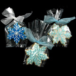 Wrapped Snowflake Favors